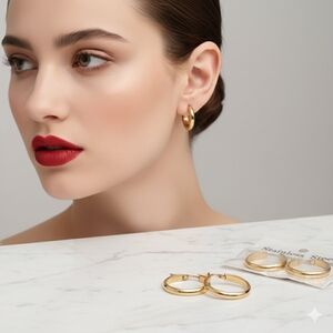 Elegant Gold Women's Earrings